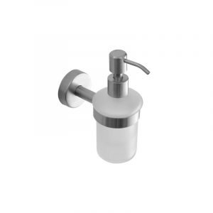 Δοχείο υγρού σαπουνιού γυάλινο σατινέ UNO KARAG