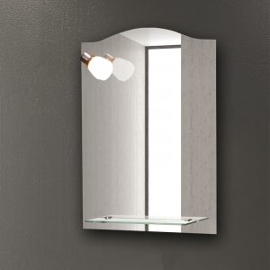 Καθρέπτης με φωτιστικό & εταζέρα KARAG