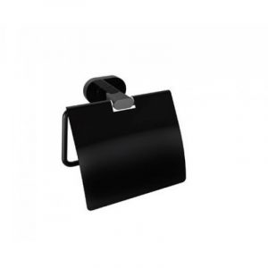 Χαρτοθήκη μαύρη ματ NEW OVAL KARAG