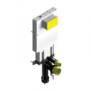 Καζανάκι εντοιχισμού μονότουβλου τοίχου με πόδια στήριξης για αναρτώμενες λεκάνες KARAG