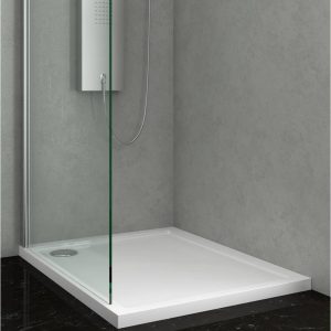 Ντουζιέρα τετράγωνη ακρυλική NEW FLAT KARAG