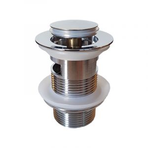 Βαλβίδα νιπτήρος με υπερχείλιση και χρωμέ καπάκι PRAXIS