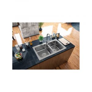 Νεροχύτης κουζίνας διπλός BL 888 KARAG