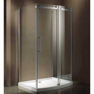 Καμπίνα ορθογώνια με ντουζιέρα ακρυλική ELIXIR 500 KARAG