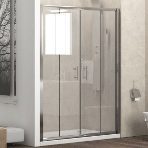 Καμπίνα τοίχο σε τοίχο με διπλή πόρτα FLORA 600 KARAG