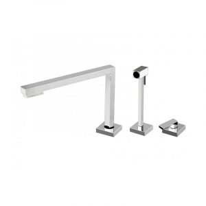 Μπαταρία κουζίνας ανακλινόμενη με ξεχωριστό αποσπώμενο ντους FUSION PLUS ELLECI