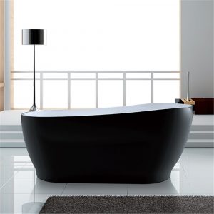 Μπανιέρα οβάλ μαύρη ATENA KARAG