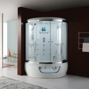 Καμπίνα γωνιακή με σύστημα υδρομασάζ & υδροσάουνας PALOMA KARAG
