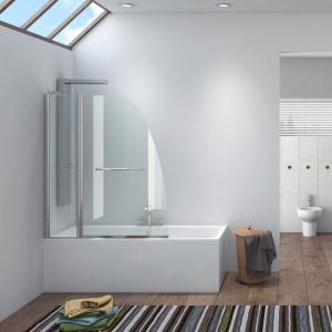 Ανοιγόμενο πάνελ μπανιέρας με ράγα για πετσέτα M 9A KARAG