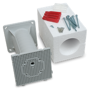 Κιβώτιο τοποθέτησης φωτιστικού σώματος σε εξωτερική θερμομόνωση με ασφάλεια