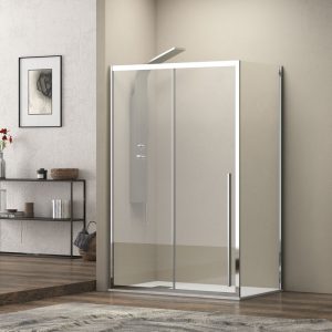 Καμπίνα ορθογώνια με σταθερό κρύσταλλο ELYSIUM 400 LS-10 KARAG