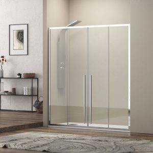 Καμπίνα τοίχο σε τοίχο με κρύσταλλο ELYSIUM 600 KARAG