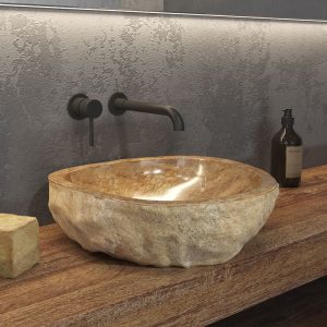 Νιπτήρας επικαθήμενος πέτρινος ONYX KARAG