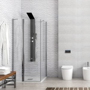 Καμπίνα ορθογώνια με σταθερό κρύσταλλο PANEX 500 FREE 1 KARAG