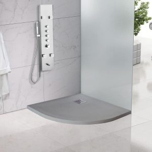 Ντουζιέρα ημικυκλική υψηλής αντοχής PIETRA KARAG