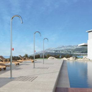 Κολόνα σταθερού ντους εξωτερικού χώρου PYLON Inox KARAG