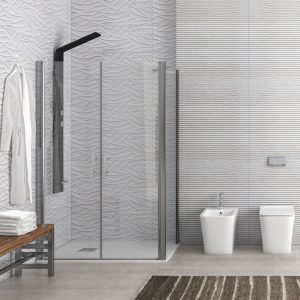 Καμπίνα ορθογώνια με σταθερό κρύσταλλο S 28 SALLON SN-10 KARAG