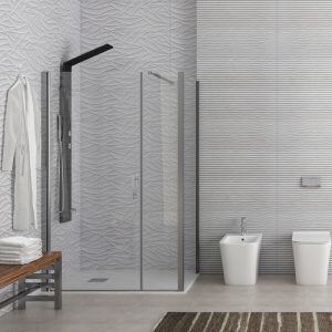 Καμπίνα ορθογώνια με σταθερό κρύσταλλο S 5 SN-10 KARAG