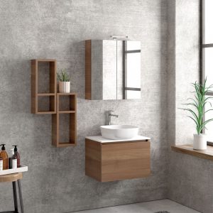 Έπιπλο βάσης με συρτάρι και solid επιφάνεια SPACE KARAG