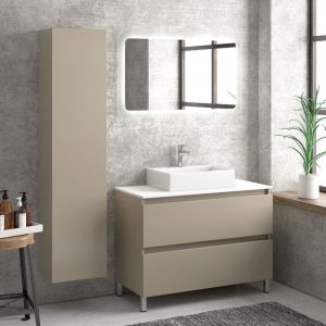 Έπιπλο βάσης με δύο συρτάρια & solid επιφάνεια TODAY KARAG