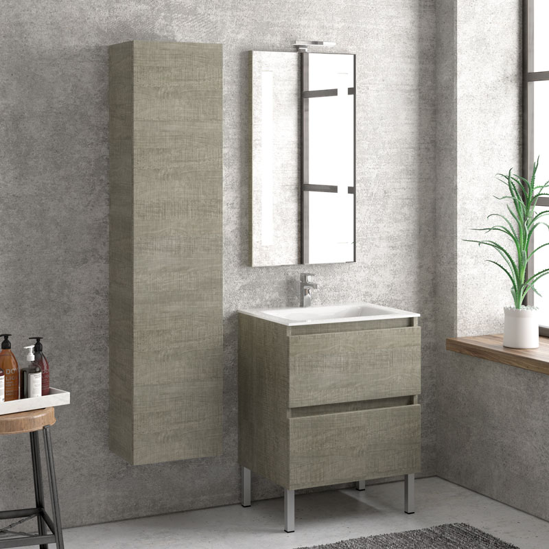 Έπιπλο βάσης με δύο συρτάρια για νιπτήρα επίπλου TODAY KARAG - Image 6