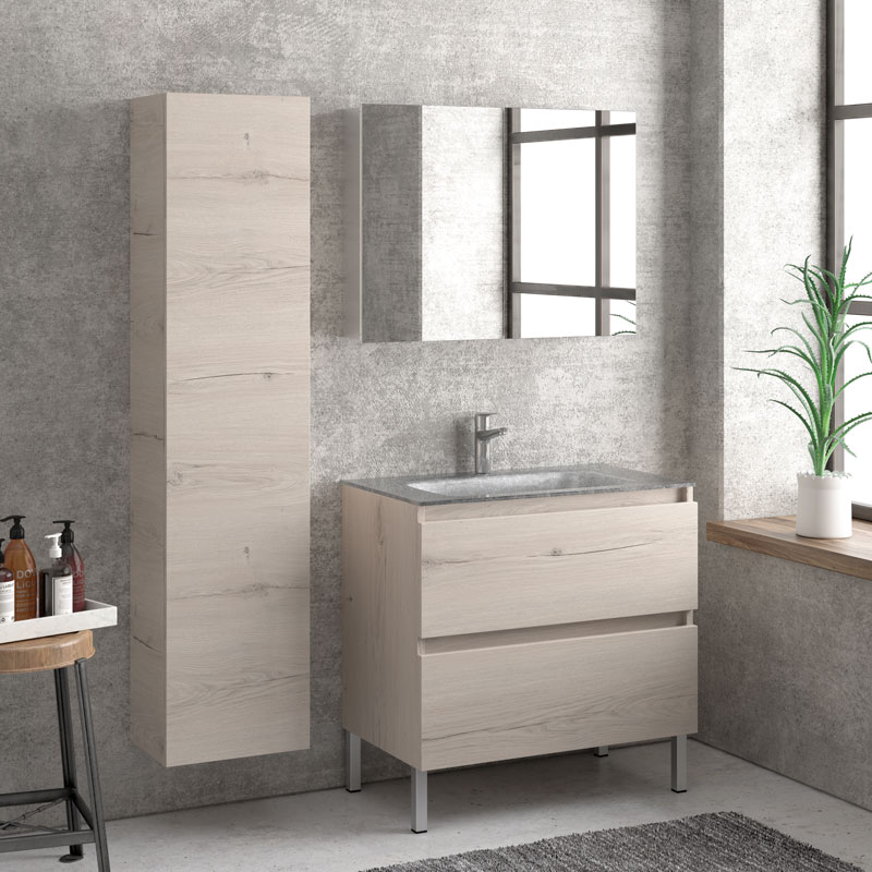 Έπιπλο βάσης με δύο συρτάρια για νιπτήρα επίπλου TODAY KARAG - Image 3