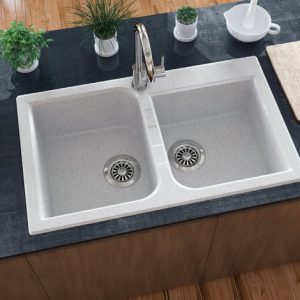 Νεροχύτης κουζίνας διπλός VENICE 445 ELLECI