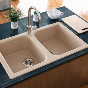 Νεροχύτης κουζίνας διπλός VENICE 450 ELLECI